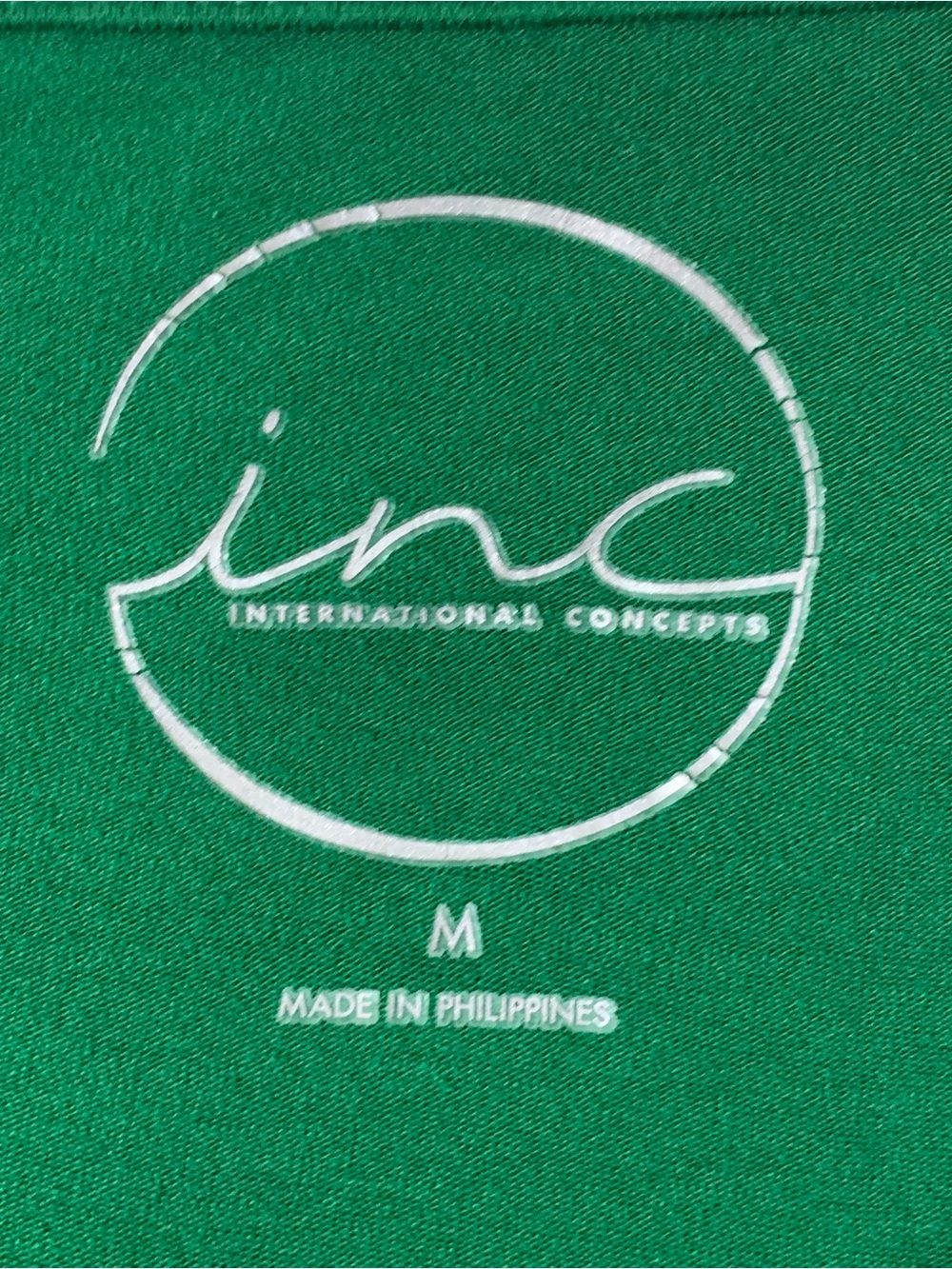 Sz M Women's Green Cowl Neck Long-Sleeve Top - INC International Concepts - Picture 4 of 4